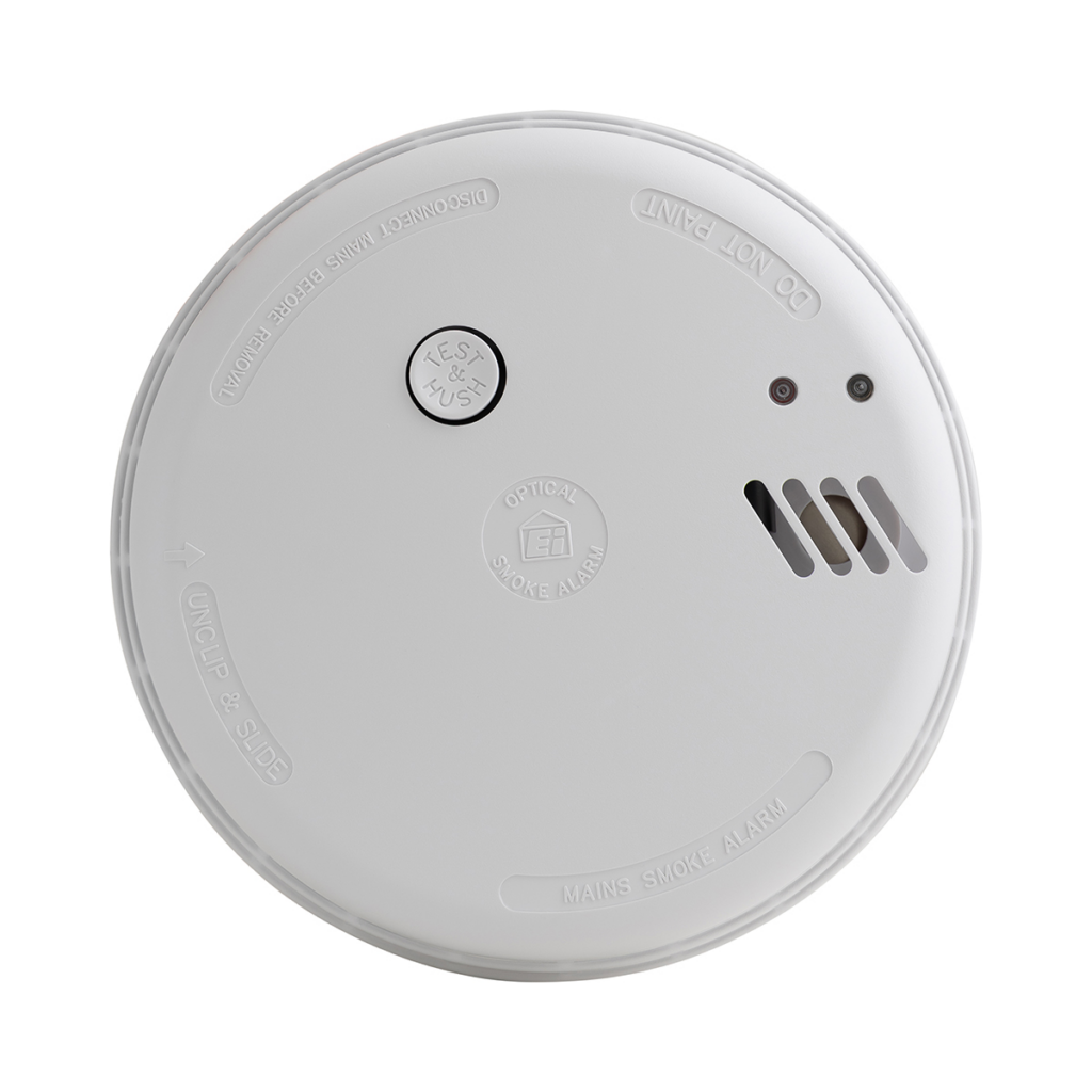 Ei146e rookmelder 230 volt opvolgend model van de Ei146 rookmelder met back-up batterij