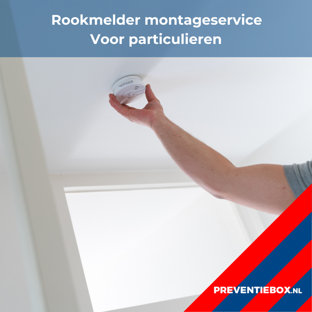 Rookmelder montageservice installeren en onderhouden van brandpreventie producten