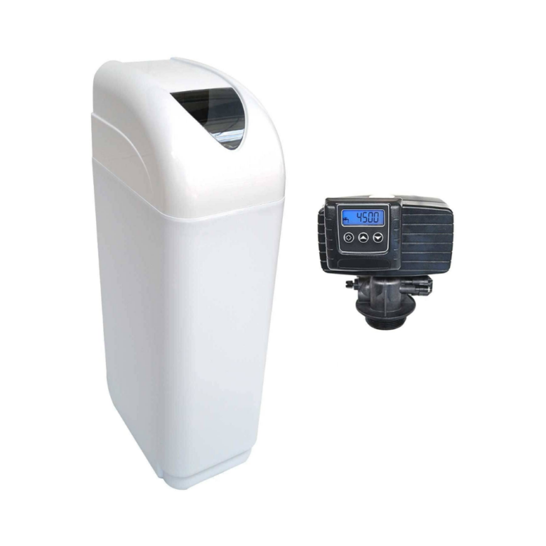 Pentair 5600 SXT combi waterontharder 14 liter voor 3 tot 5 personen met digitaal Fleck besturingssysteem voorkomt kalkaanslag in badkamer keuken en apparatuur